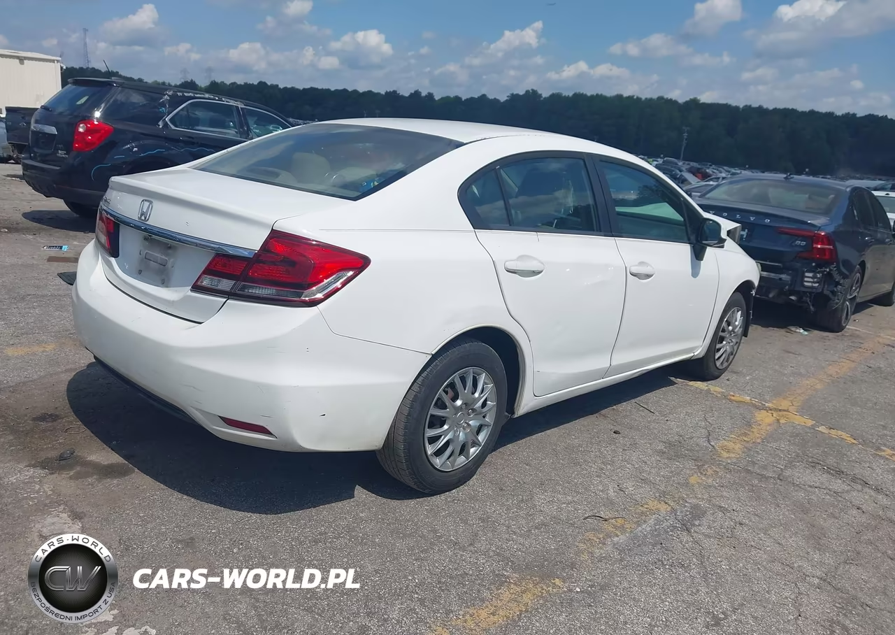 2013 Honda Civic Lx VIN:19XFB2F54DE035057 - 4