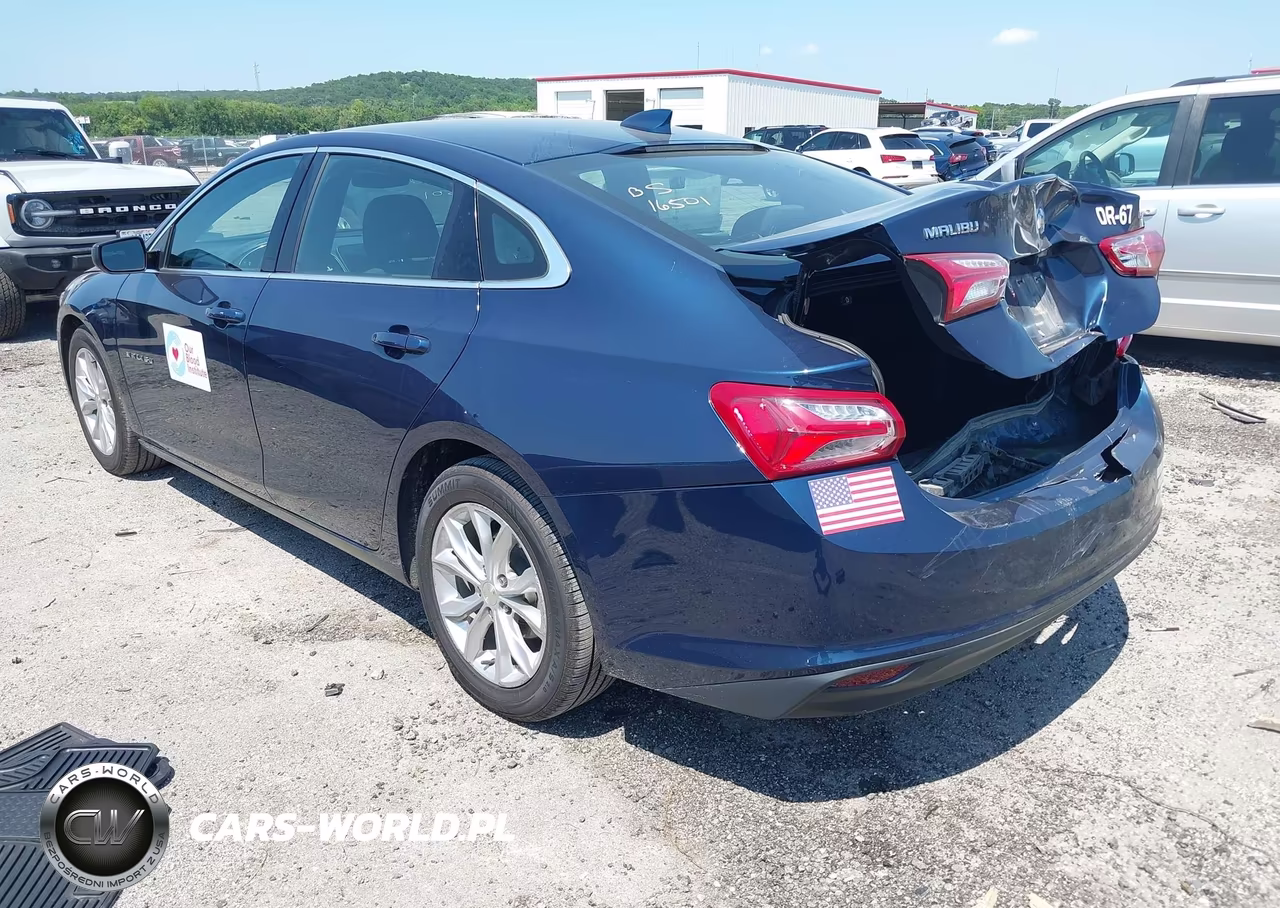 2021 Chevrolet Malibu Fwd Lt VIN:1G1ZD5ST8MF018712 - 3