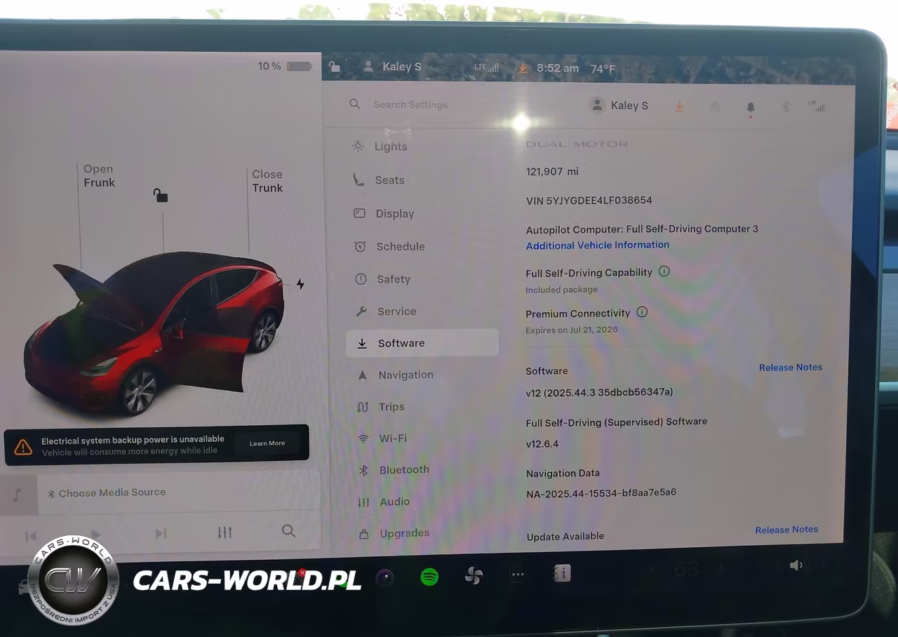 2020 Tesla Model Y Long Range Dual Motor All-Wheel Drive VIN:5YJYGDEE4LF038654 - 7