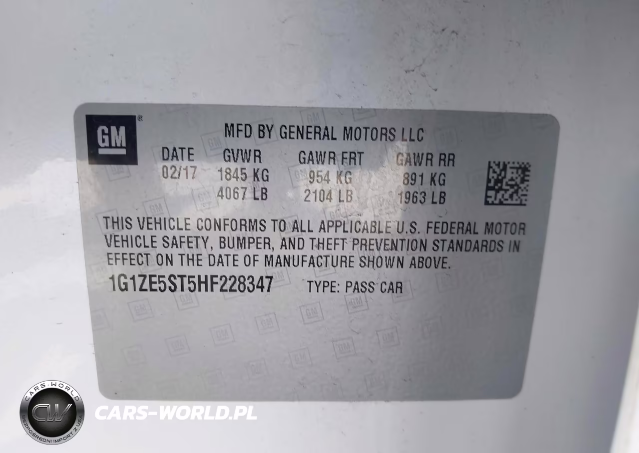 2017 Chevrolet Malibu 1Lt VIN:1G1ZE5ST5HF228347 - 9