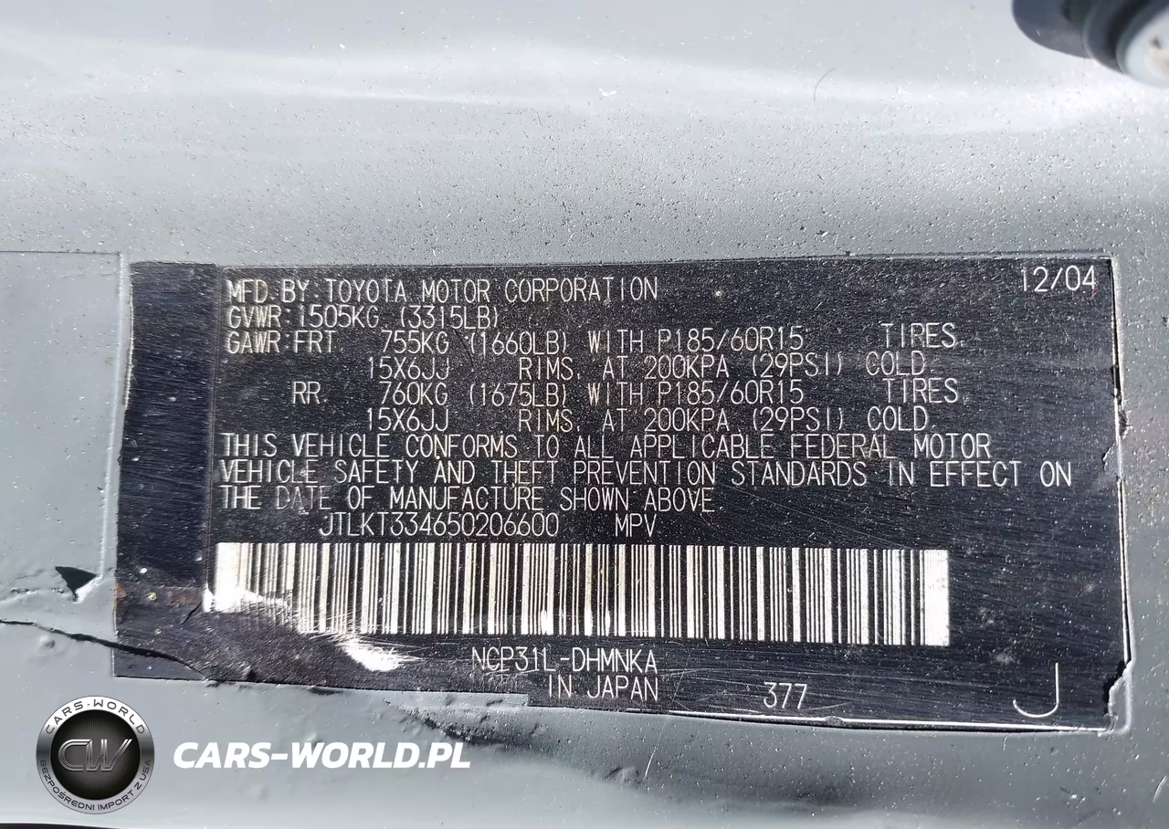 2005 Scion Xb VIN:JTLKT334650206600 - 9