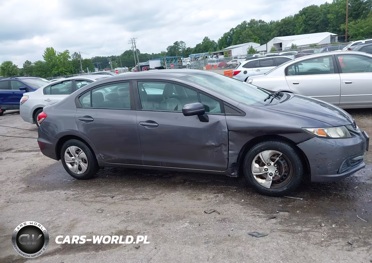 2014 Honda Civic Lx VIN:19XFB2F59EE031121 - 13