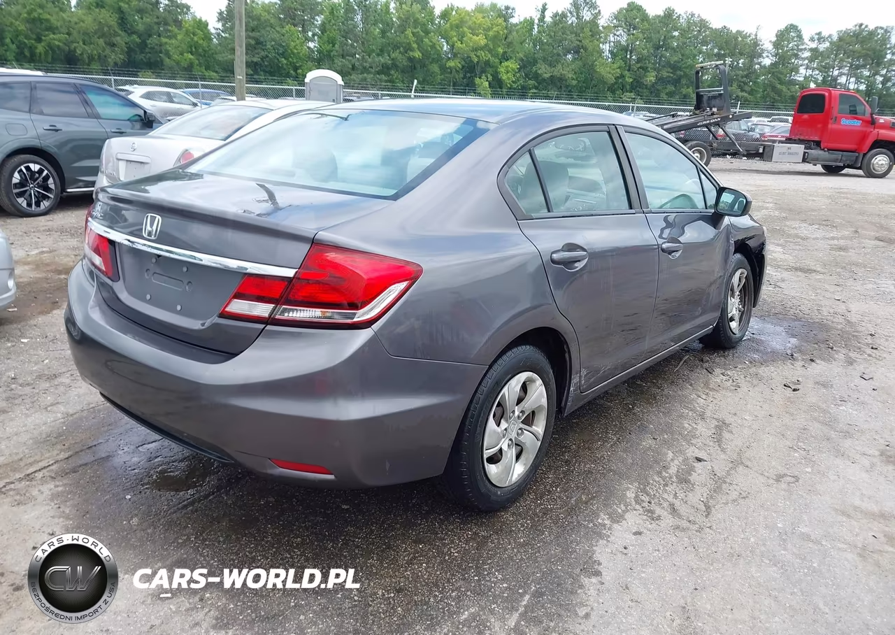 2014 Honda Civic Lx VIN:19XFB2F59EE031121 - 4