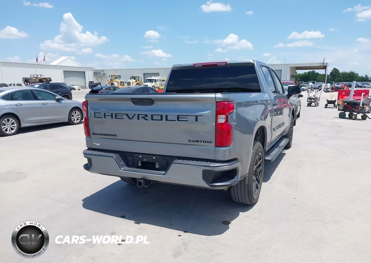 2025 Chevrolet Silverado 1500 2Wd Short Bed Custom VIN:3GCPABEK4SG111862 - 4