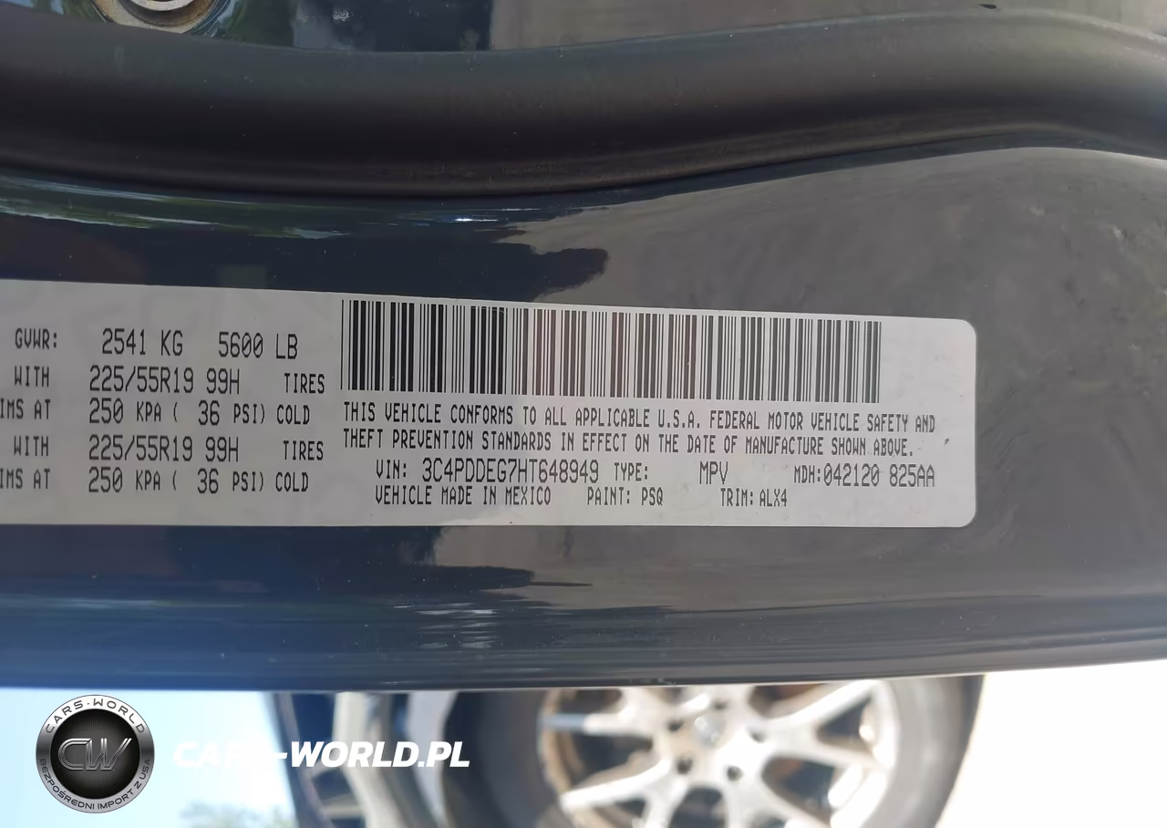 2017 Dodge Journey Gt Awd VIN:3C4PDDEG7HT648949 - 9