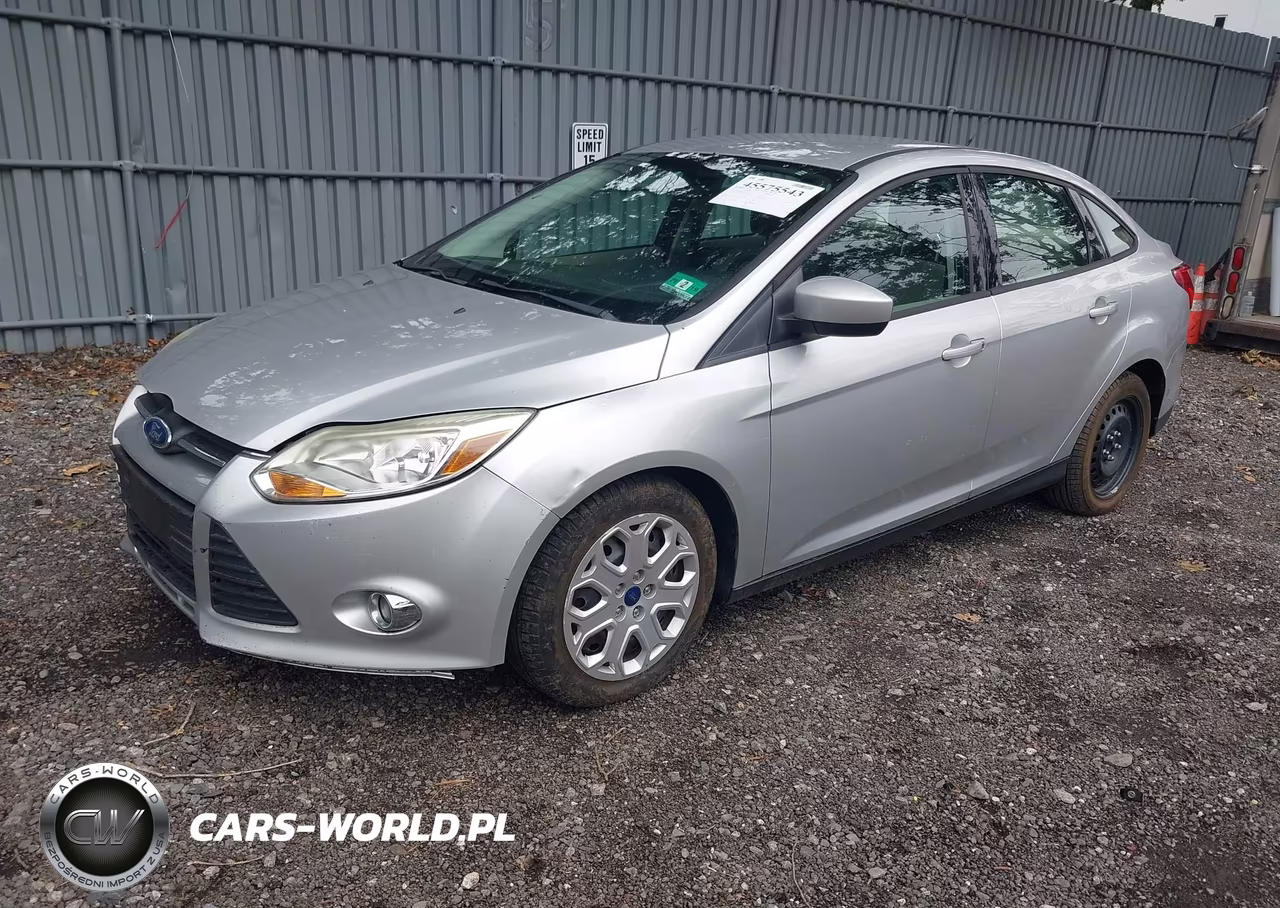 2012 Ford Focus Se VIN:1FAHP3F2XCL292323 - 2