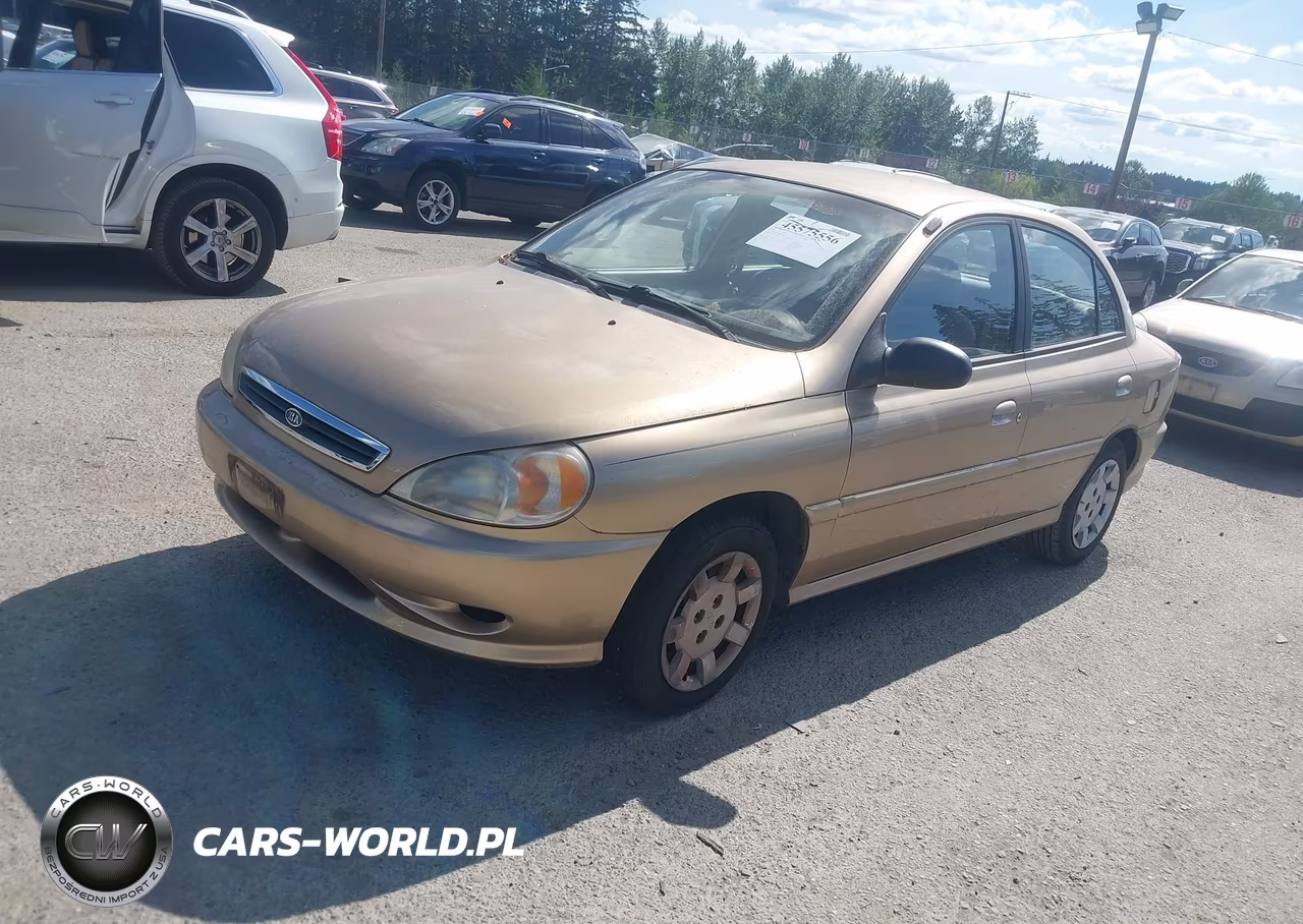 2002 Kia Rio VIN:KNADC123226146435 - 2