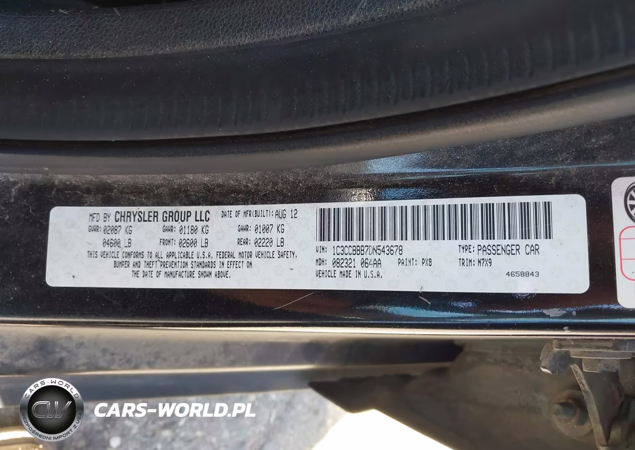 2013 Chrysler 200 Touring VIN:1C3CCBBB7DN543678 - 9