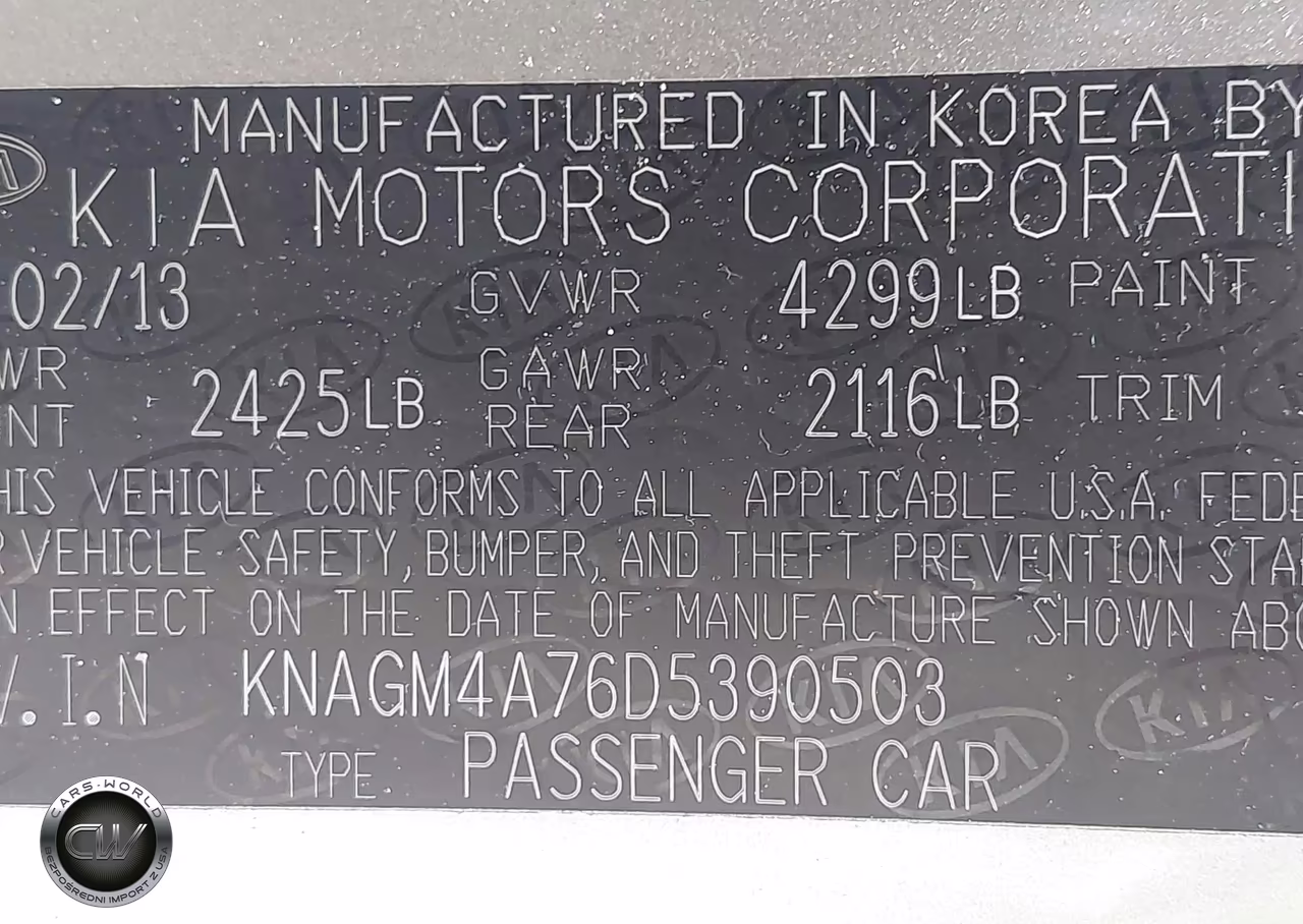2013 Kia Optima Lx VIN:KNAGM4A76D5390503 - 9