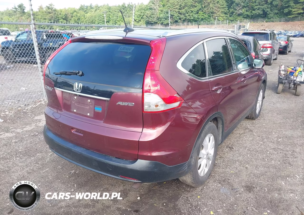 2013 Honda Cr-V Ex-L VIN:5J6RM4H73DL086617 - 4