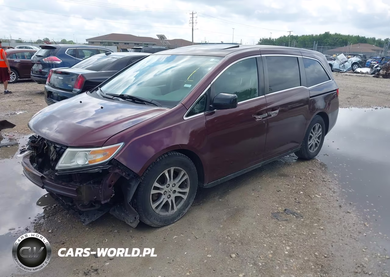 2013 Honda Odyssey Ex-L VIN:5FNRL5H65DB082884 - 2