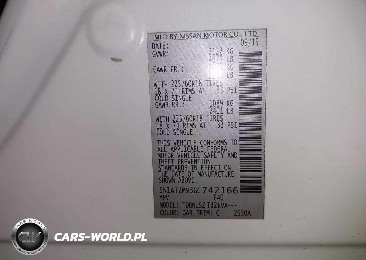 2016 Nissan Rogue Sl VIN:5N1AT2MV3GC742166 - 9