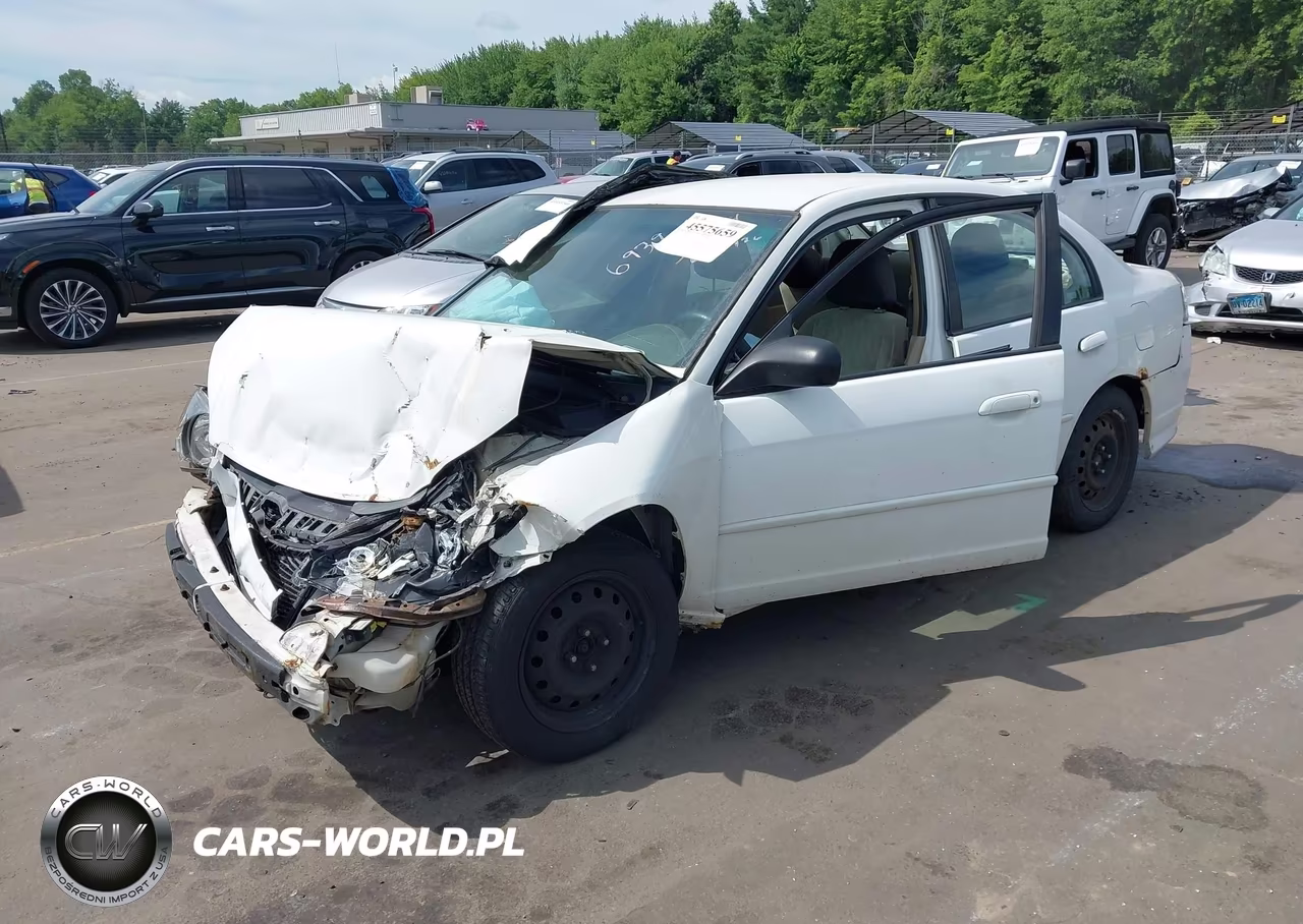 2004 Honda Civic Lx VIN:2HGES16624H581859 - 2