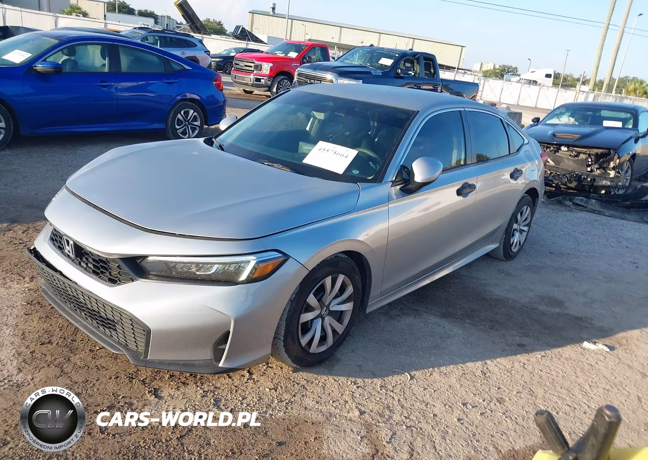 2025 Honda Civic Lx VIN:2HGFE2F26SH557754 - 2