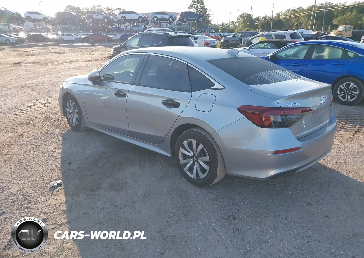 2025 Honda Civic Lx VIN:2HGFE2F26SH557754 - 3