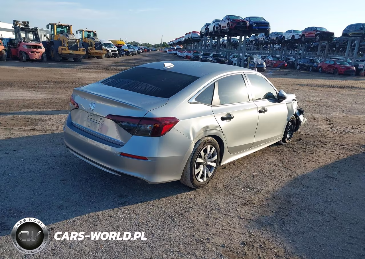 2025 Honda Civic Lx VIN:2HGFE2F26SH557754 - 4