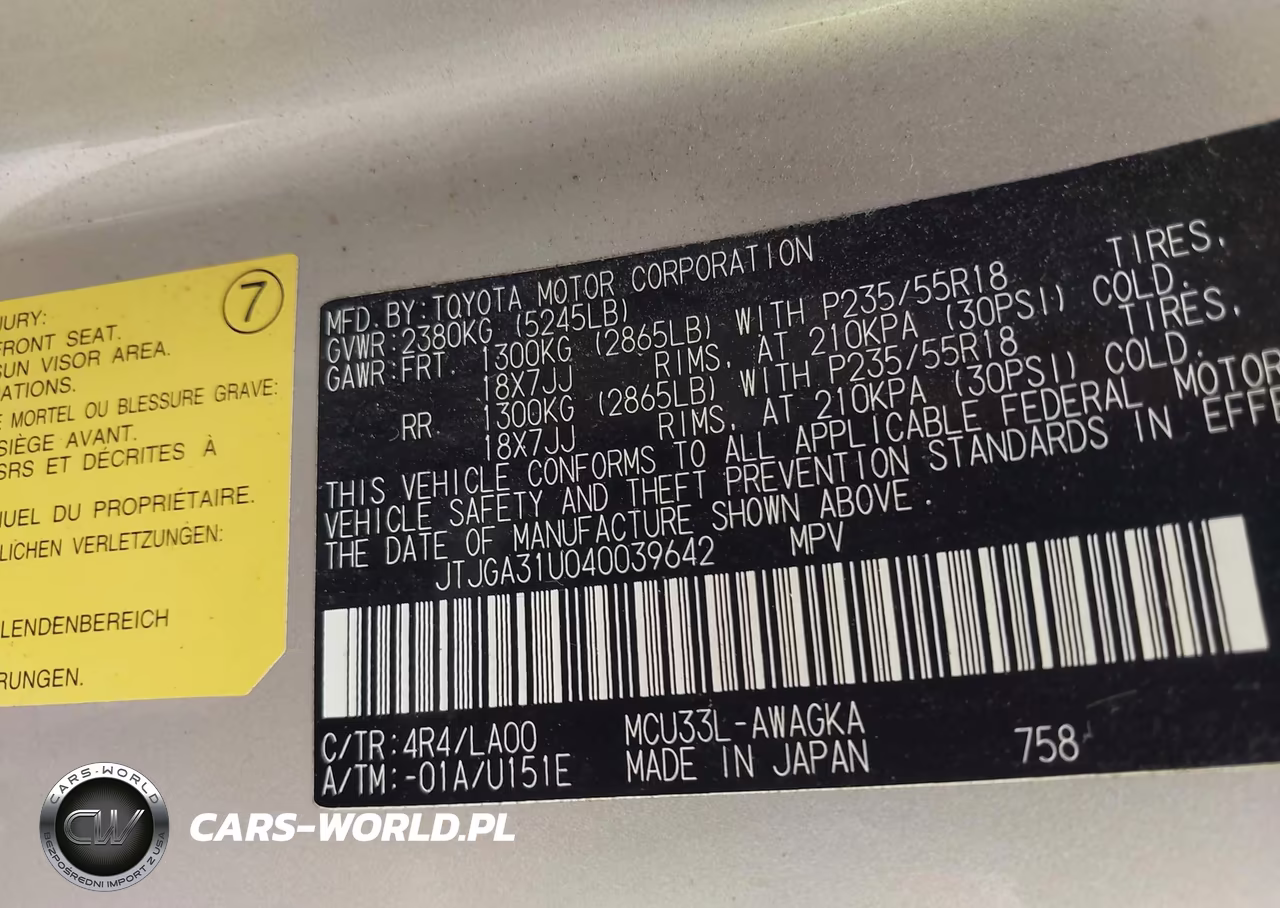 2004 Lexus Rx 330 VIN:JTJGA31U040039642 - 9