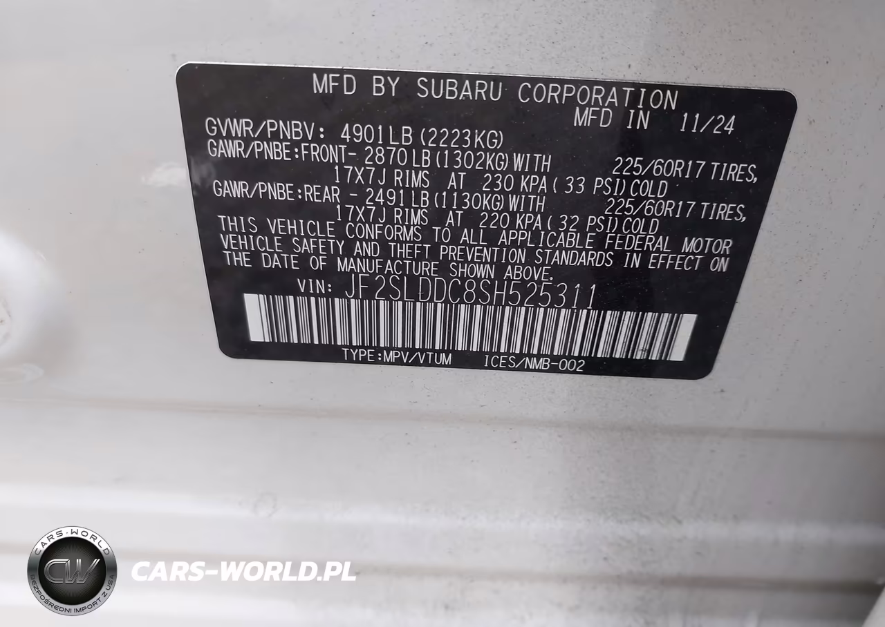 2025 Subaru Forester Premium VIN:JF2SLDDC8SH525311 - 9