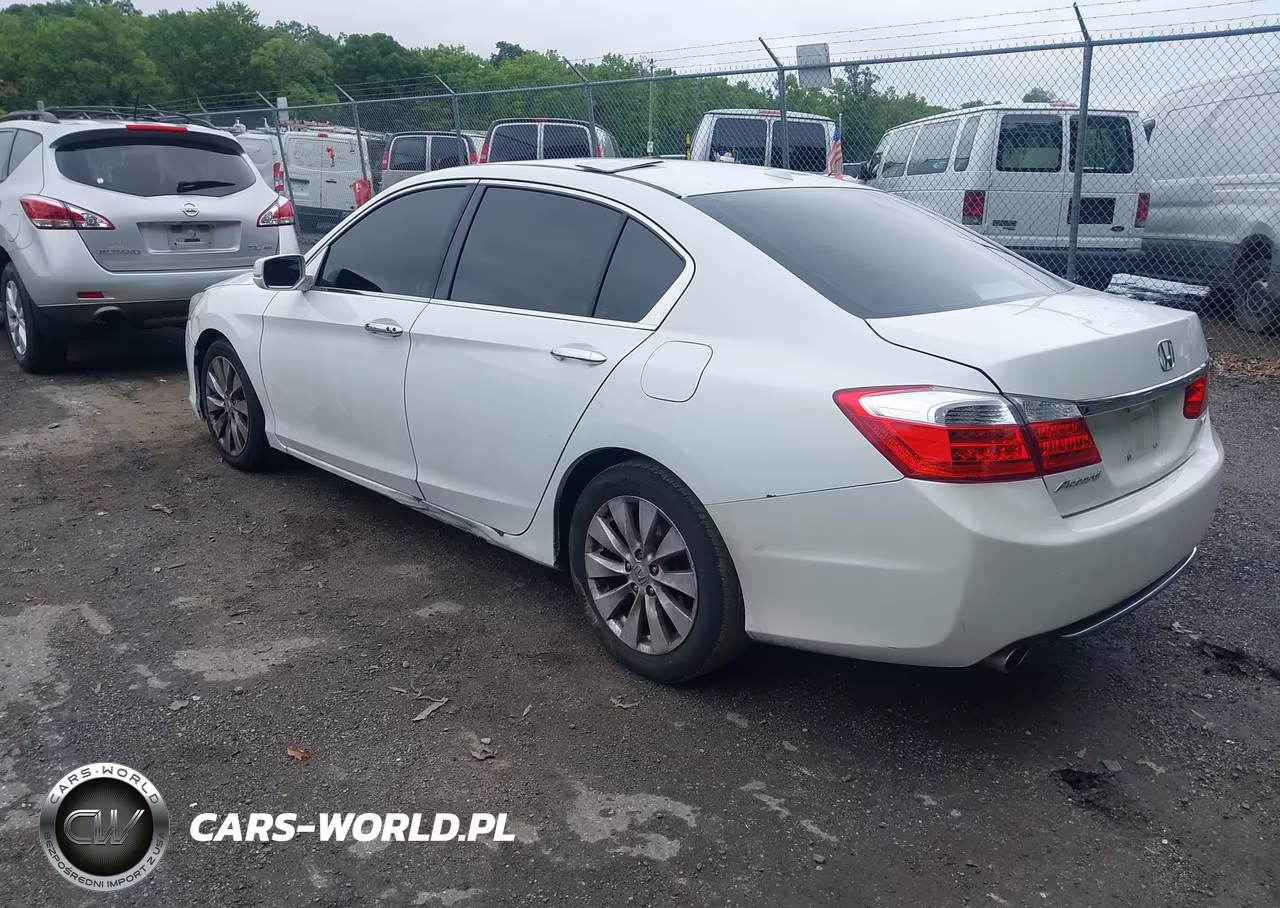 2014 Honda Accord Ex-L V-6 VIN:1HGCR3F84EA034852 - 3
