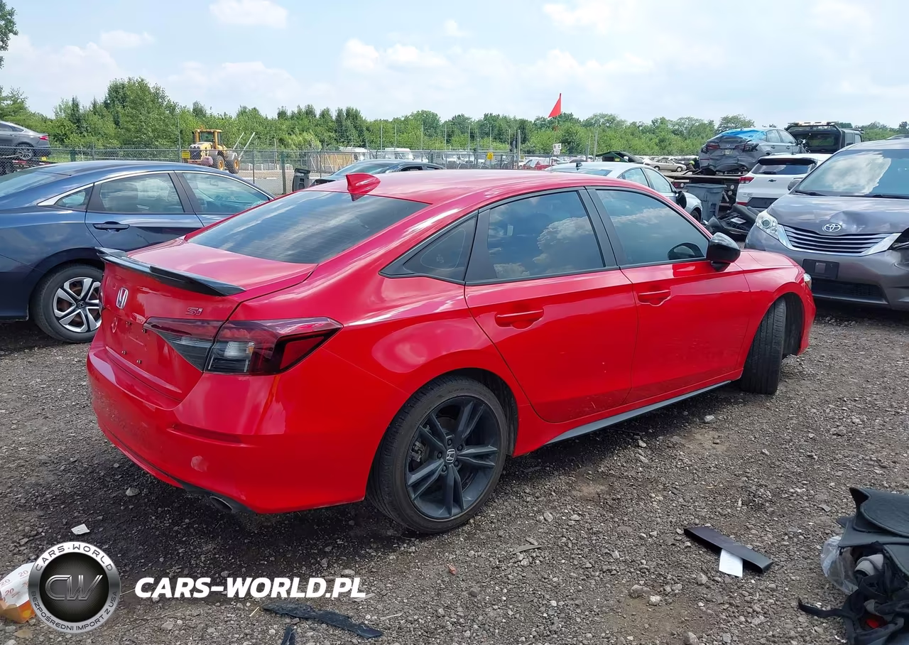2026 Honda Civic Si Sedan VIN:2HGFE1E58TH473328 - 4