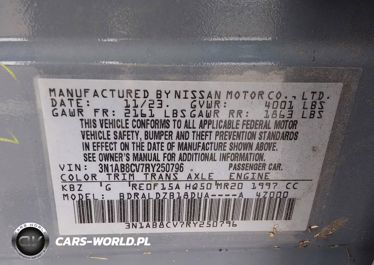 2024 Nissan Sentra Sv Xtronic Cvt VIN:3N1AB8CV7RY250796 - 9