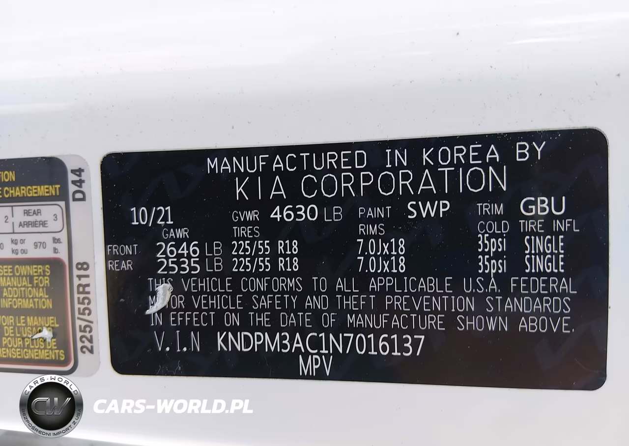 2022 Kia Sportage Lx VIN:KNDPM3AC1N7016137 - 9