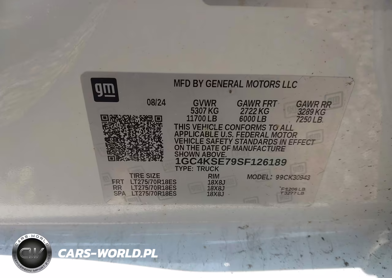 2025 Chevrolet Silverado 3500Hd 4Wd Long Bed Work Truck VIN:1GC4KSE79SF126189 - 8