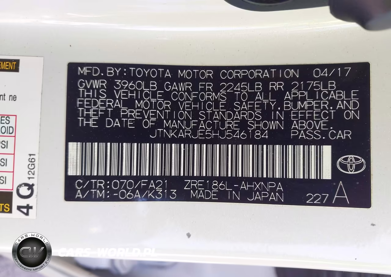 2017 Toyota Corolla Im VIN:JTNKARJE5HJ546184 - 9