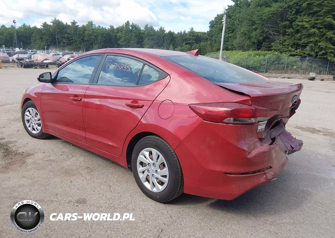 2017 Hyundai Elantra Se VIN:5NPD74LF7HH070839 - 3