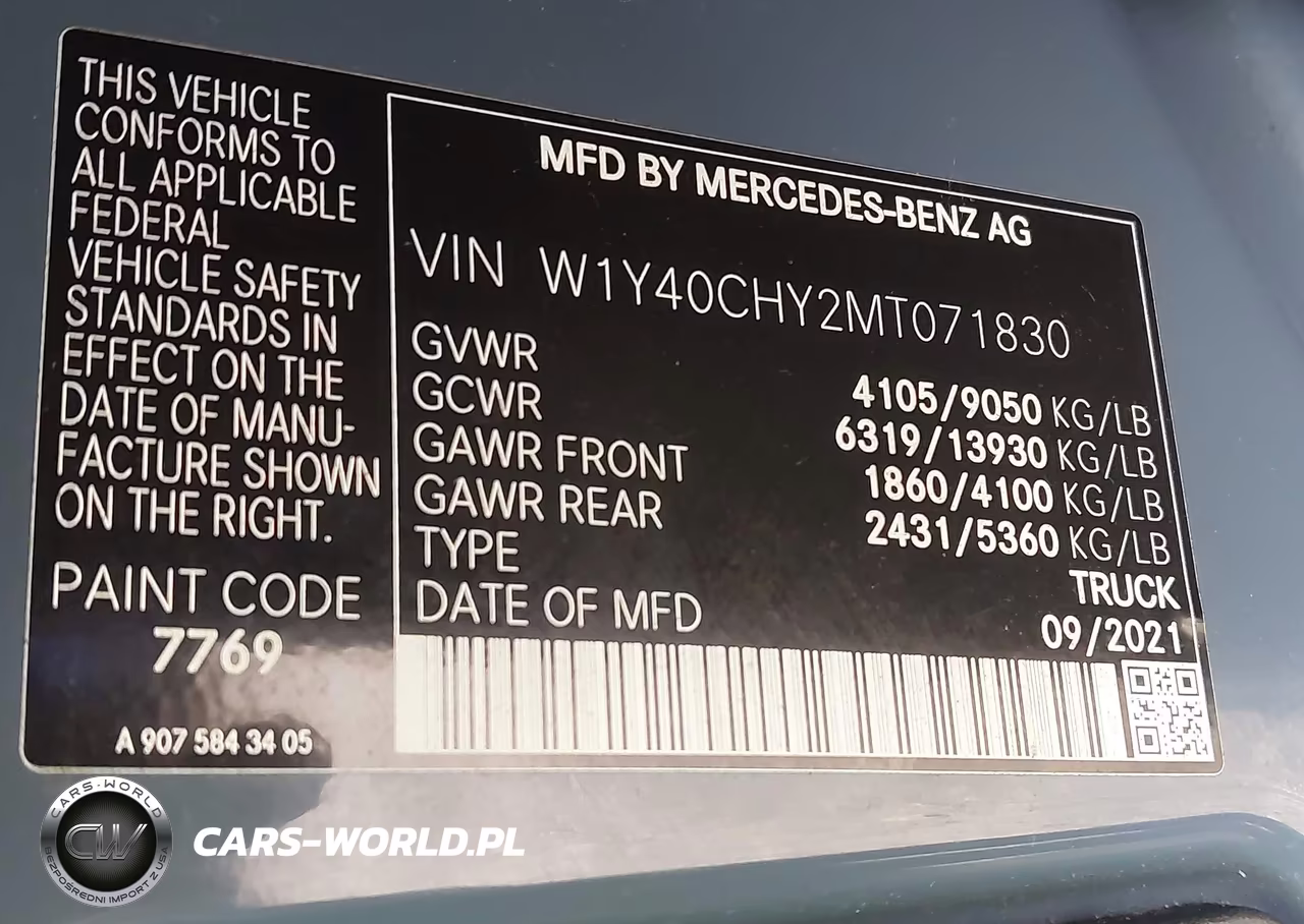 2021 Mercedes-Benz Sprinter 2500 High Roof I4 VIN:W1Y40CHY2MT071830 - 9