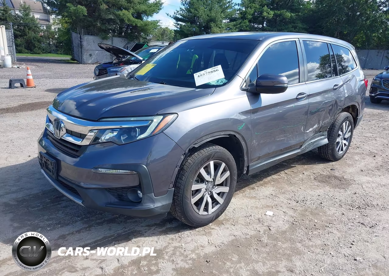 2019 Honda Pilot Ex-L VIN:5FNYF6H53KB095999 - 2