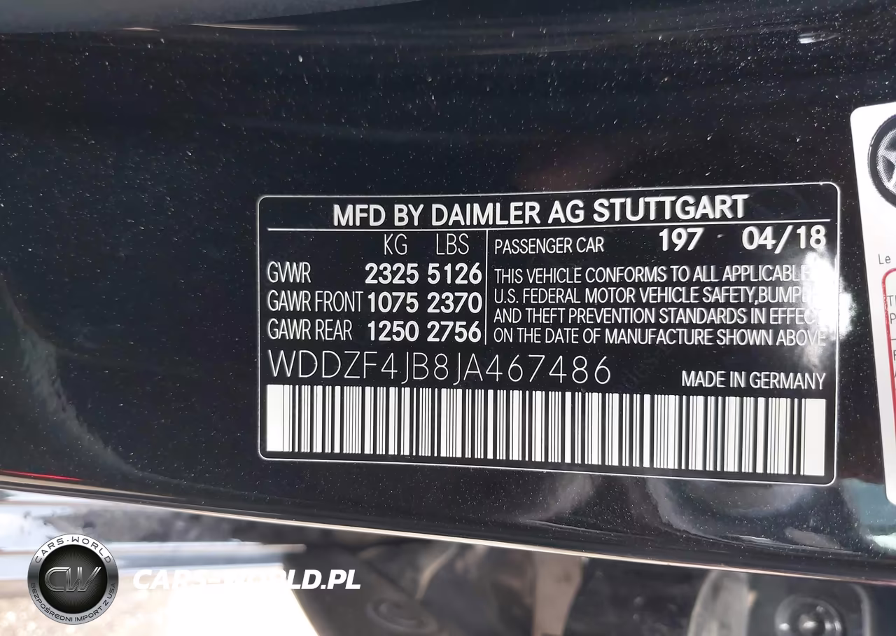 2018 Mercedes-Benz E 300 VIN:WDDZF4JB8JA467486 - 9