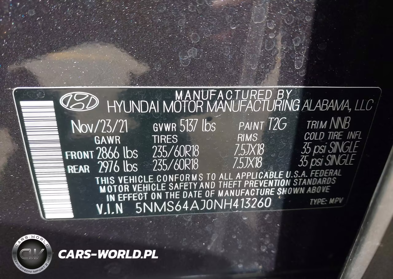 2022 Hyundai Santa Fe Xrt VIN:5NMS64AJ0NH413260 - 9