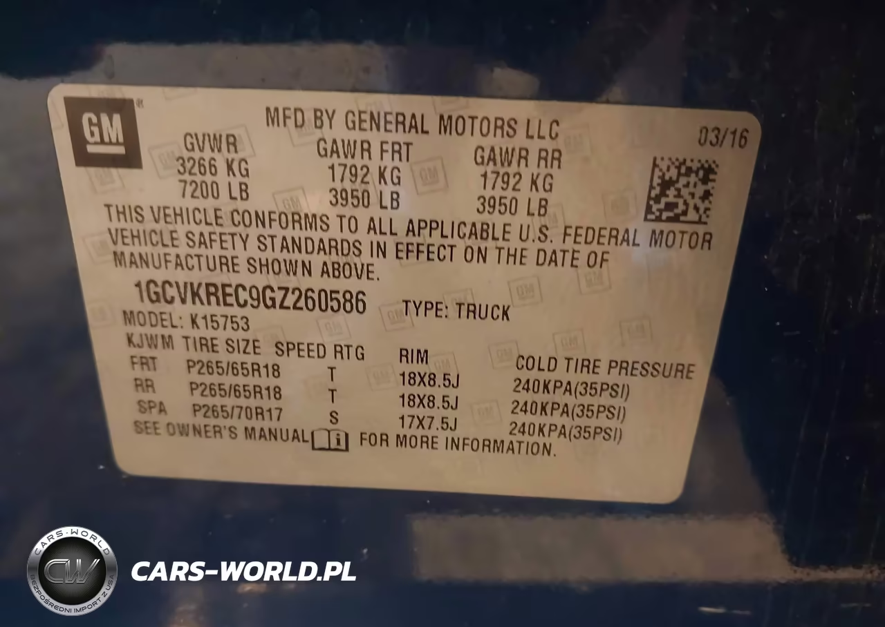 2016 Chevrolet Silverado 1500 Lt VIN:1GCVKREC9GZ260586 - 9