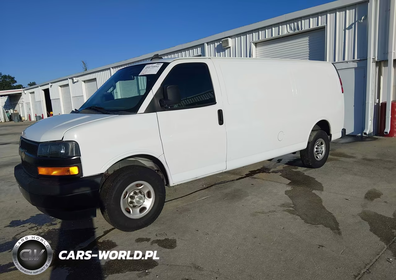 2022 Chevrolet Express Cargo Rwd 2500 Extended Wheelbase Wt VIN:1GCWGBFP0N1175811 - 2