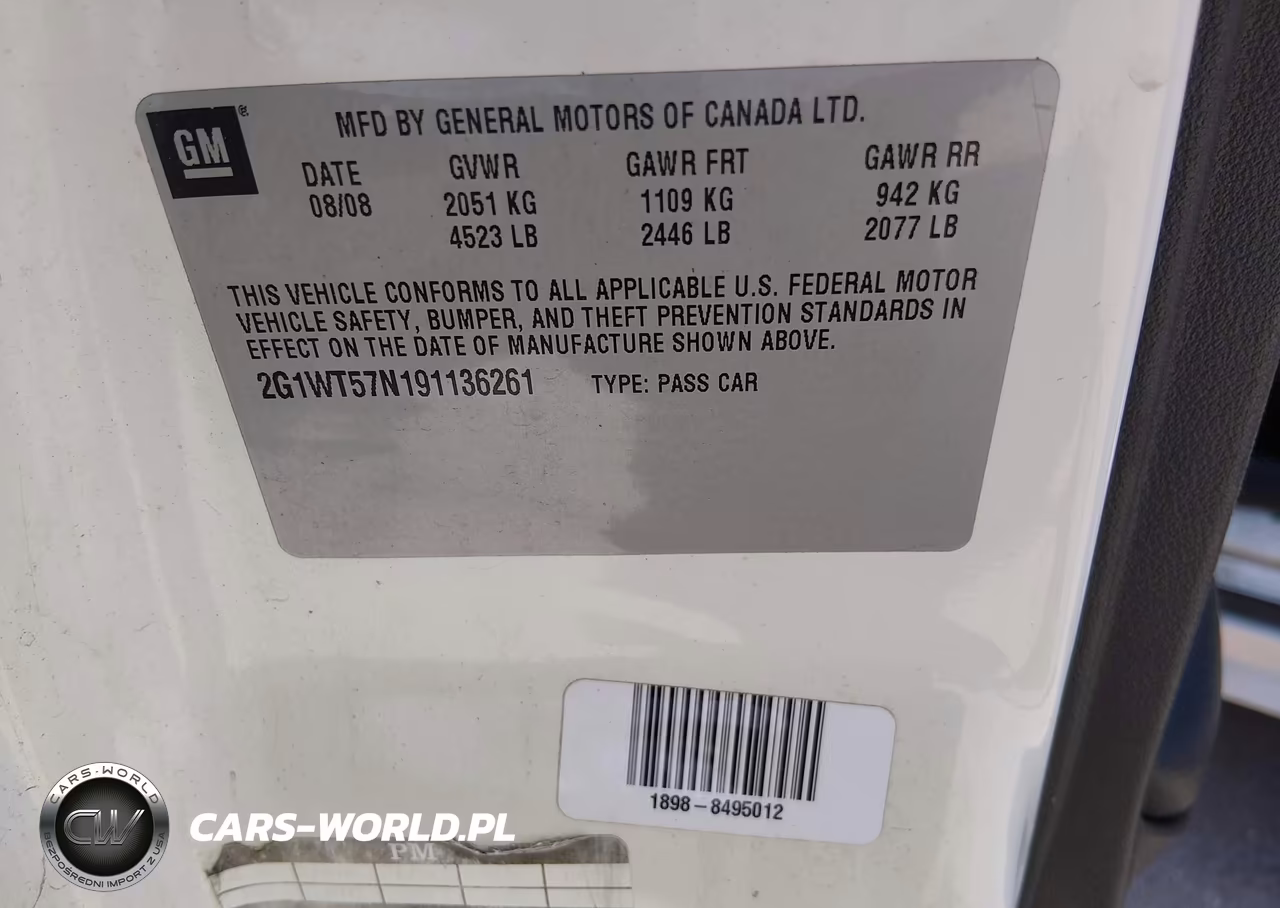 2009 Chevrolet Impala Lt VIN:2G1WT57N191136261 - 9