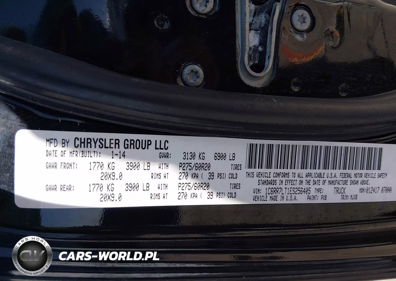2014 Ram 1500 Big Horn VIN:1C6RR7LT1ES256405 - 9