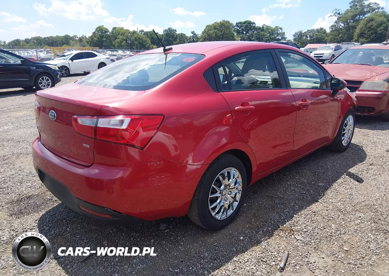 2013 Kia Rio Lx VIN:KNADM4A32D6134286 - 4