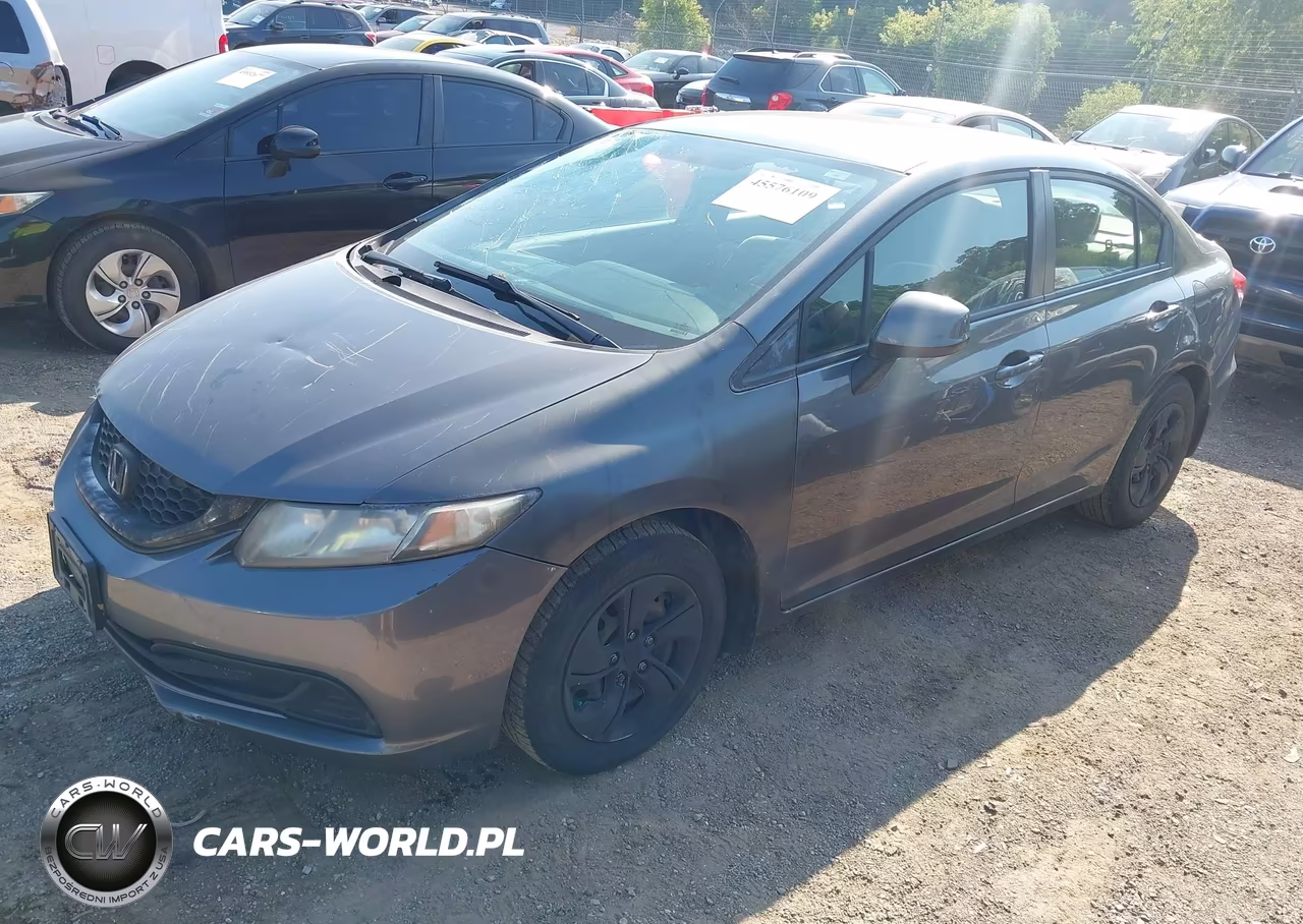 2013 Honda Civic Lx VIN:19XFB2F50DE095773 - 2