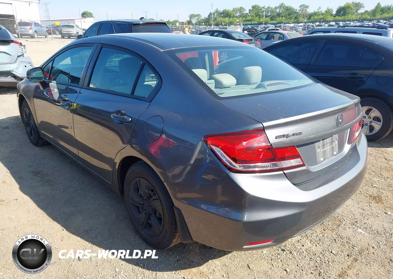 2013 Honda Civic Lx VIN:19XFB2F50DE095773 - 3
