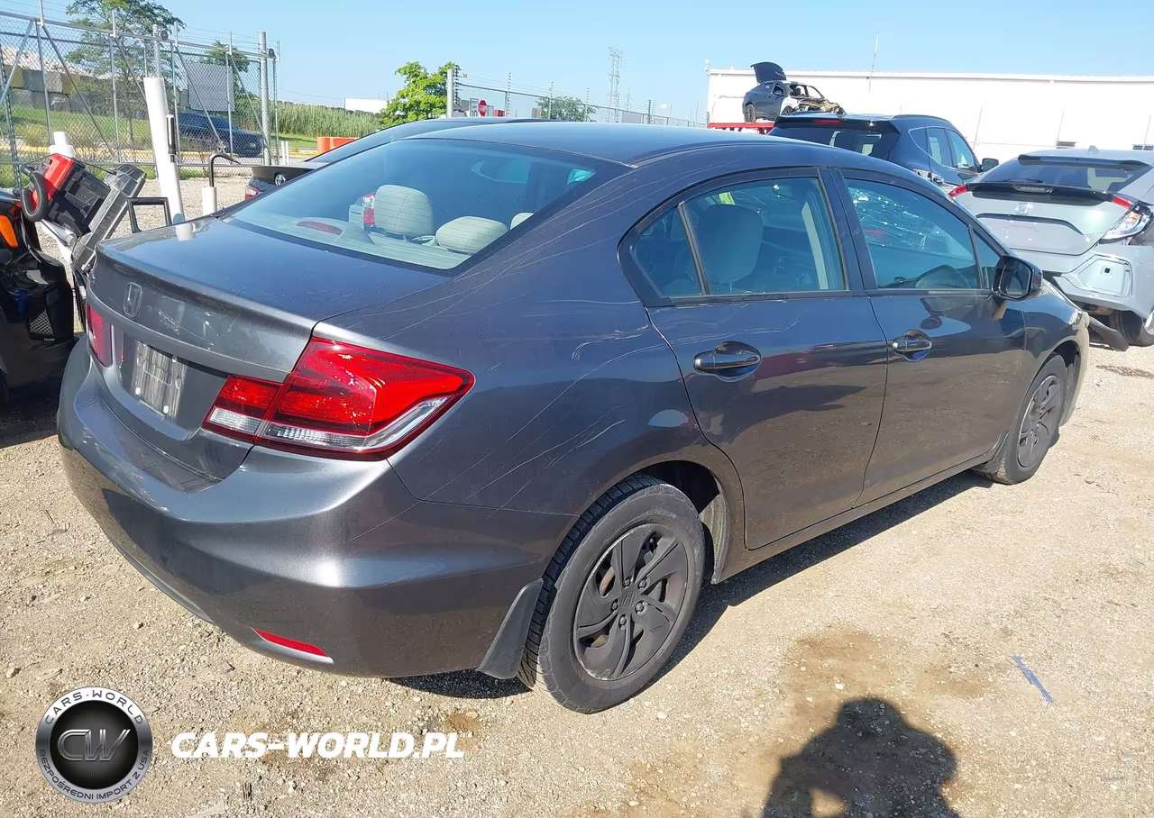 2013 Honda Civic Lx VIN:19XFB2F50DE095773 - 4