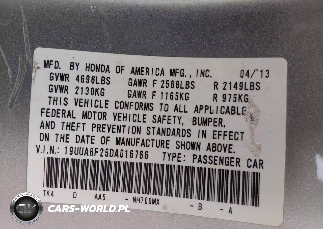 2013 Acura Tl 3.5 VIN:19UUA8F25DA016766 - 9