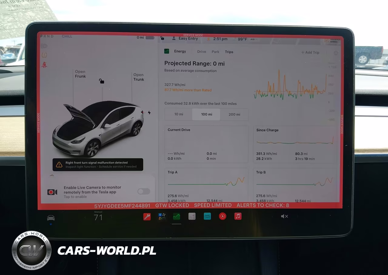 2021 Tesla Model Y Long Range Dual Motor All-Wheel Drive VIN:5YJYGDEE5MF244891 - 7