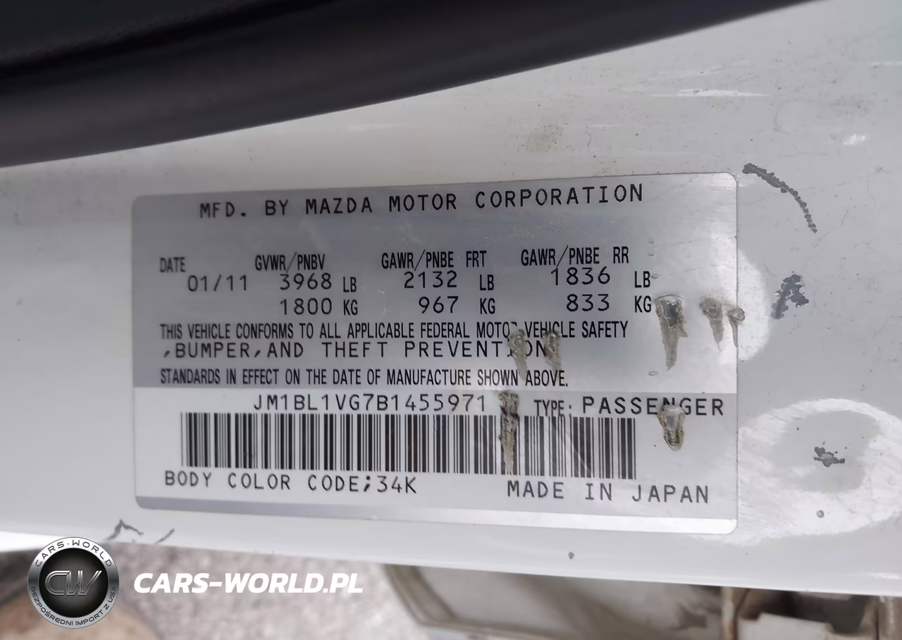 2011 Mazda Mazda3 I Touring VIN:JM1BL1VG7B1455971 - 9