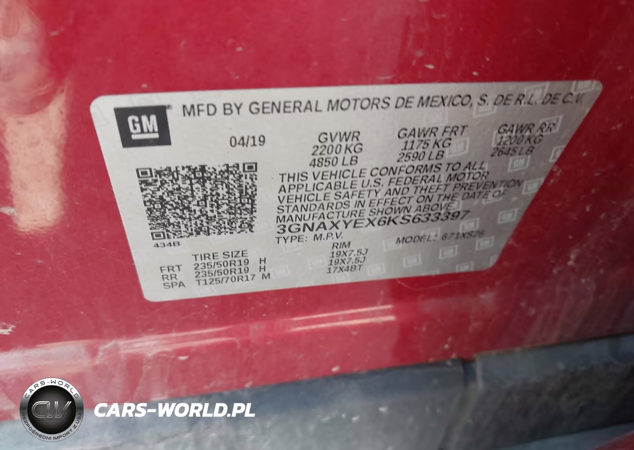 2019 Chevrolet Equinox Premier VIN:3GNAXYEX6KS633397 - 9
