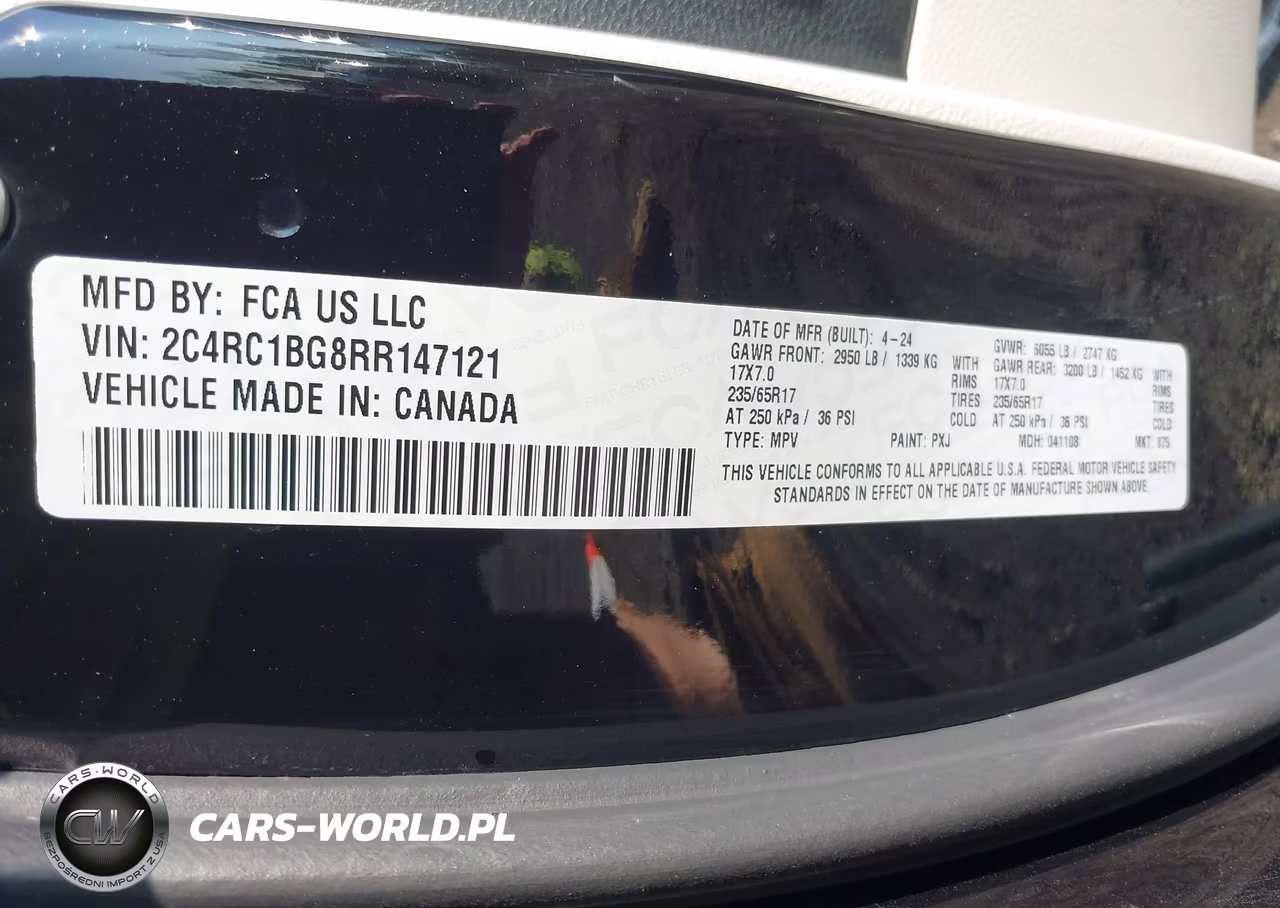 2024 Chrysler Pacifica Touring L VIN:2C4RC1BG8RR147121 - 9