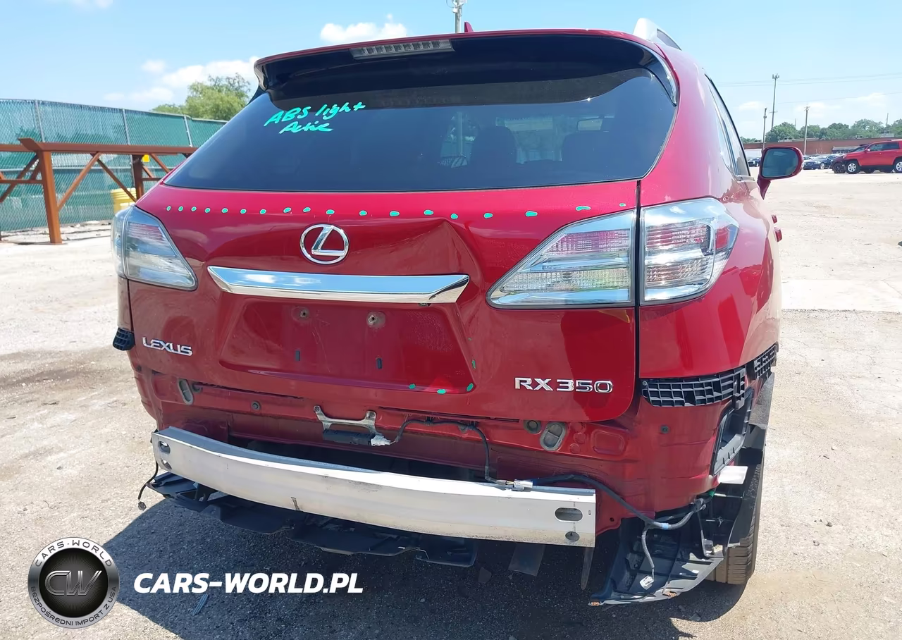 2010 Lexus Rx 350 VIN:2T2BK1BA2AC008103 - 6