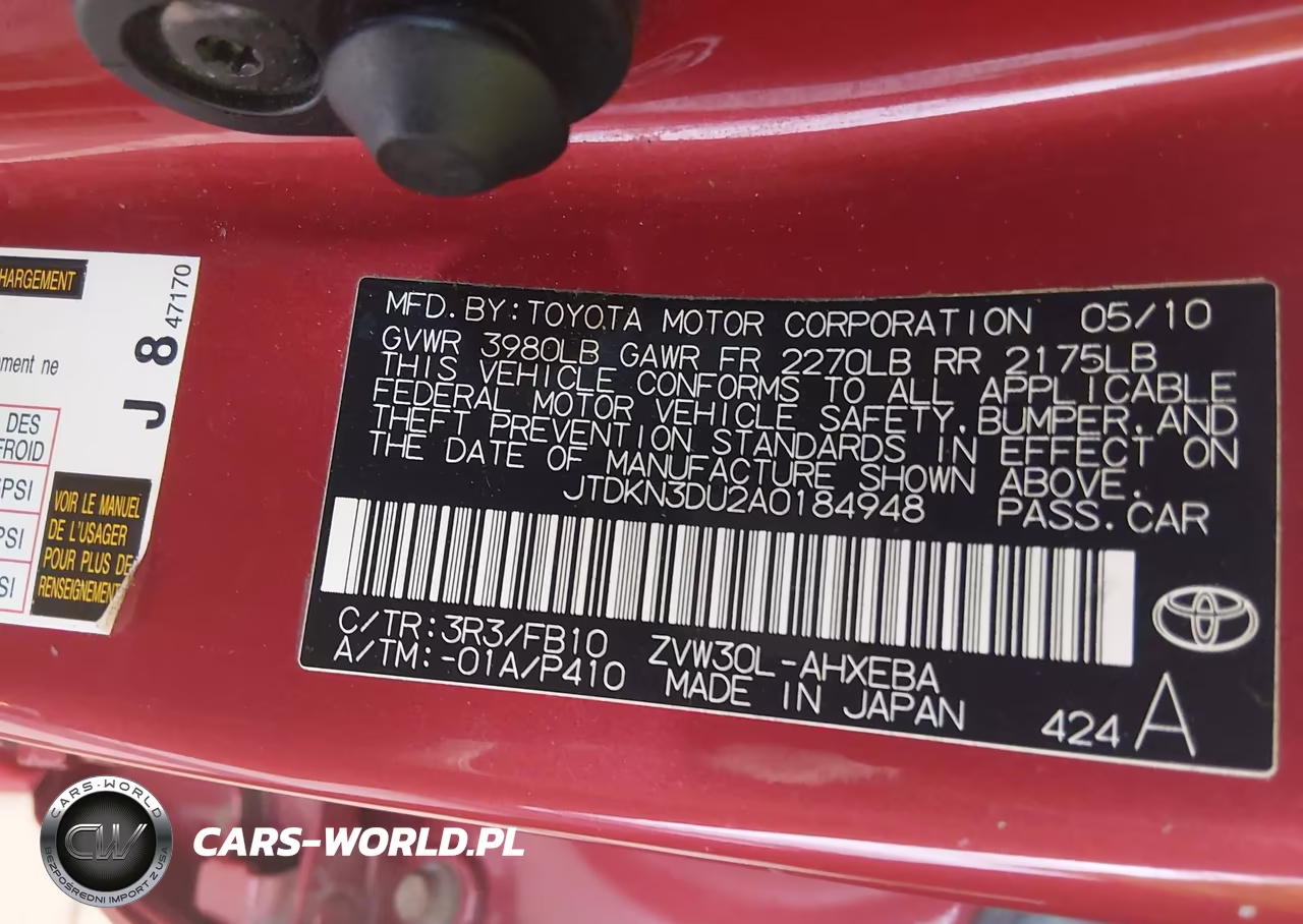 2010 Toyota Prius Iii VIN:JTDKN3DU2A0184948 - 9