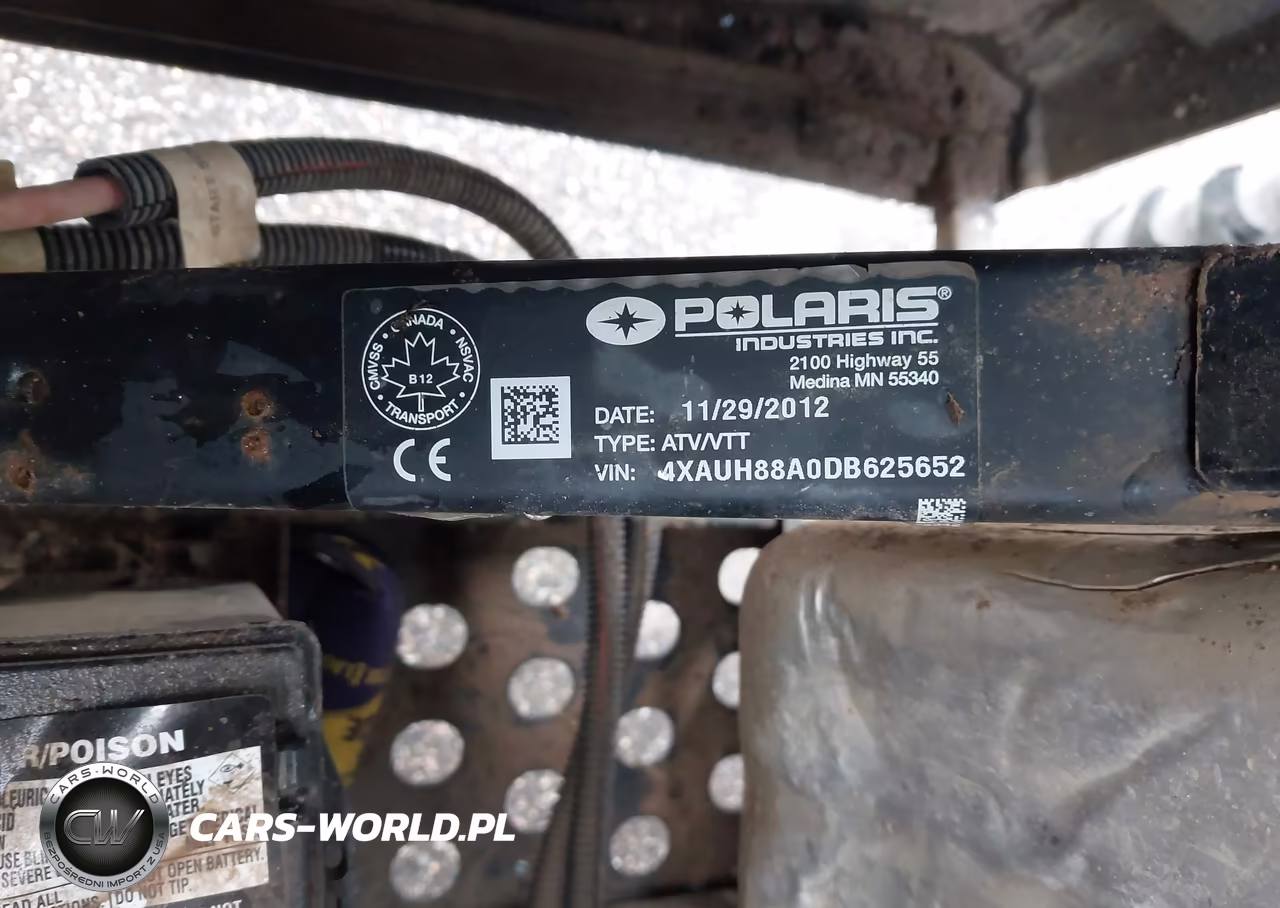 2013 Polaris Ranger 900 Xp VIN:4XAUH88A0DB625652 - 10