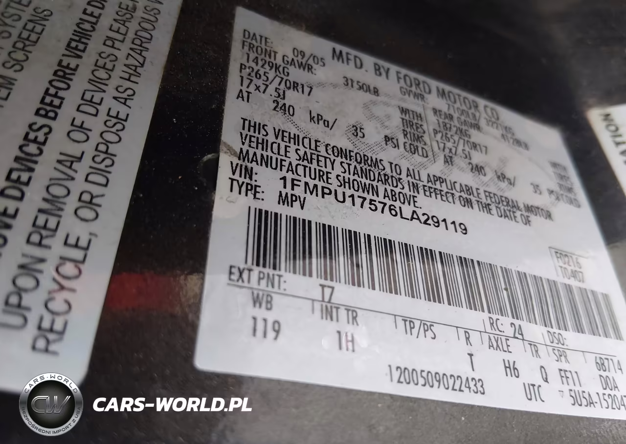 2006 Ford Expedition Eddie Bauer-King Ranch VIN:1FMPU17576LA29119 - 9